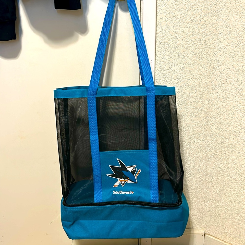 San Jose Sharks beach bag